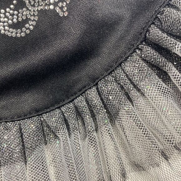 Bling Skull Tulle Dog Halloween Dress - Picture 5 of 8